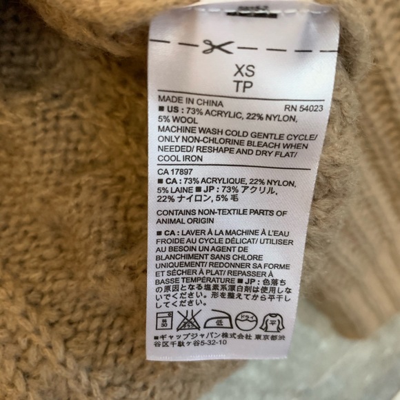 Banana Republic Cable Knit Sweater Size X Small - Picture 4 of 5